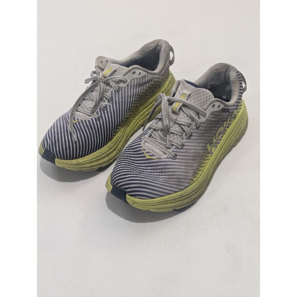 HOKA One One Rincon 2 Running Shoes Gray Green Men's Size 10